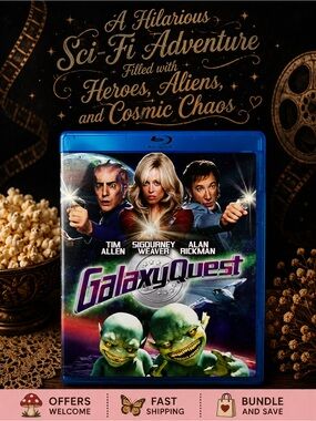 Galaxy Quest Blu-ray Tim Allen Sigourney Weaver Alan Rickman Sci-Fi Comedy